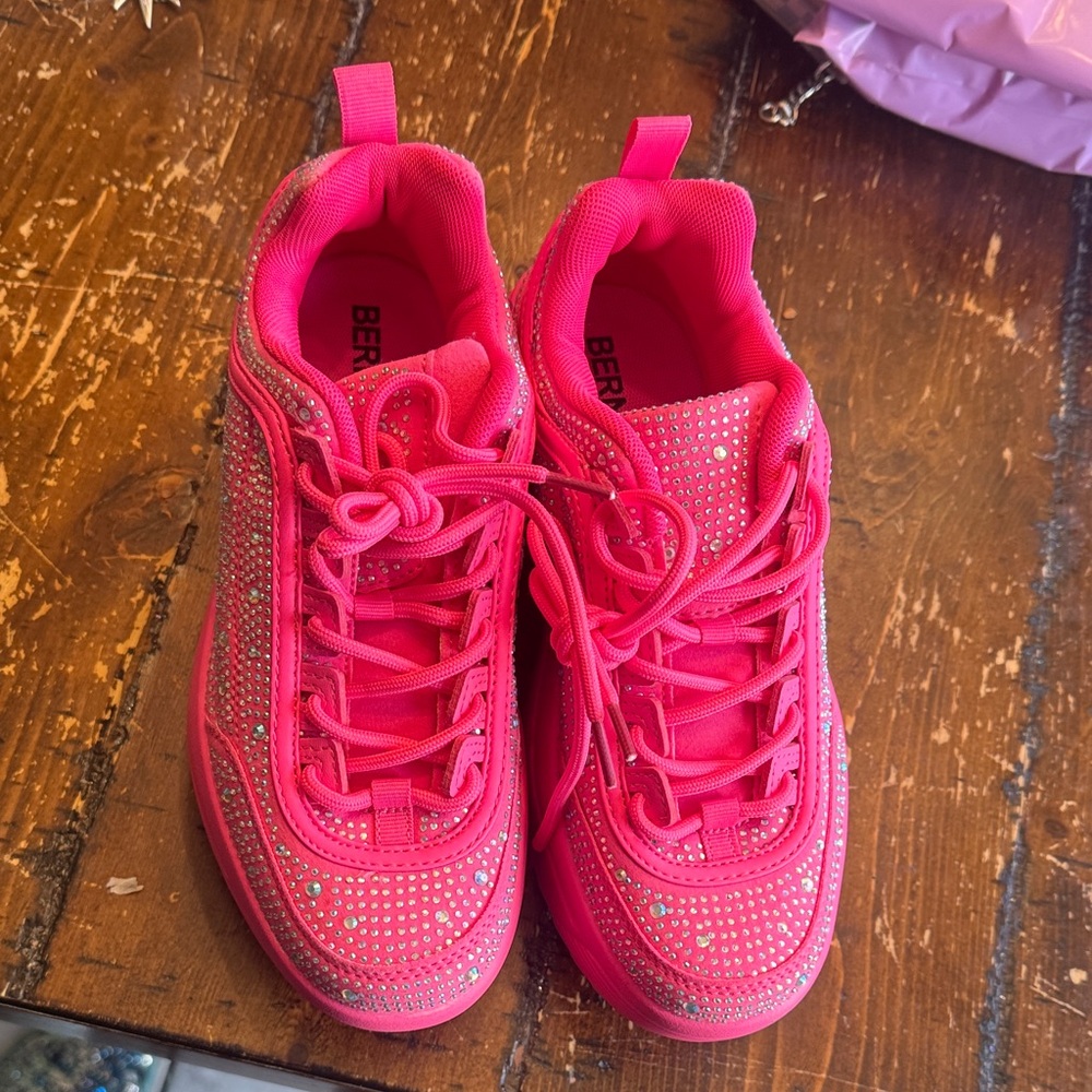 Dolls Kill Pink Platform Sneakers NEVER WORN